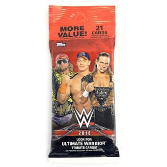 2018 Topps WWE Wrestling Jumbo Value 21-Card Pack