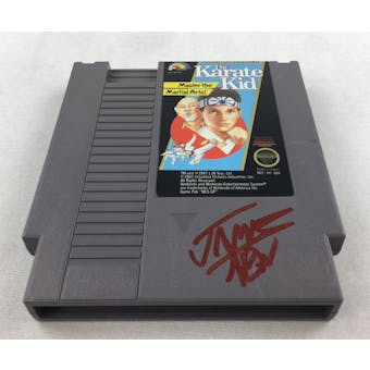 Nintendo (NES) The Karate Kid AVGN James Rolfe Red Autograph Cart