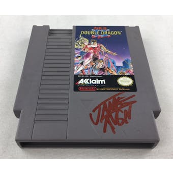 Nintendo (NES) Double Dragon II AVGN James Rolfe Red Autograph Cart