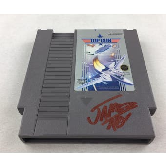 Nintendo (NES) Top Gun AVGN James Rolfe Red Autograph Cart