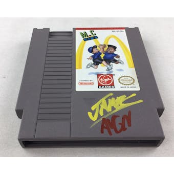 Nintendo (NES) M.C. Kids AVGN James Rolfe Yellow/Red Autograph Cart