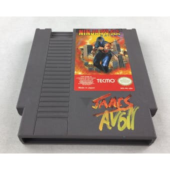 Nintendo (NES) Ninja Gaiden AVGN James Rolfe Red/Yellow Autograph Cart