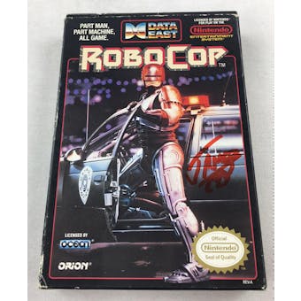 Nintendo (NES) RoboCop AVGN James Rolfe Red Autographed Box Complete