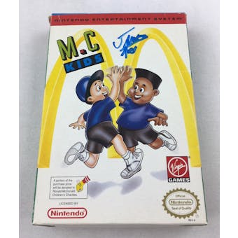 Nintendo (NES) M.C. Kids AVGN James Rolfe Blue Autograph Box Complete