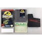 Nintendo (NES) Jurassic Park AVGN James Rolfe Yellow Autograph Box Complete