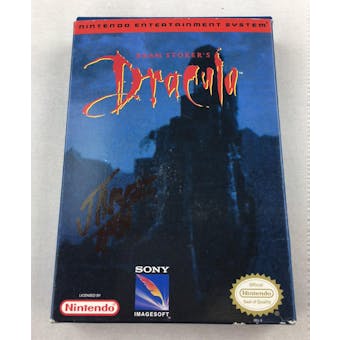 Nintendo (NES) Dracula AVGN James Rolfe Red Autograph Box Complete