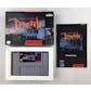 Super Nintendo (SNES) Dracula AVGN James Rolfe Red Autograph Box Complete