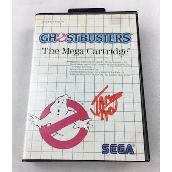 Sega Master System Ghostbusters AVGN James Rolfe Red Autograph Boxed
