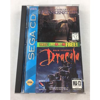 Sega CD Frankenstein & Dracula Double AVGN James Rolfe Red Autograph Box Complete