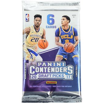 2017/18 Panini Contenders Draft Basketball Blaster Pack