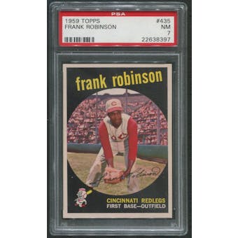 1959 Topps Baseball #435 Frank Robinson PSA 7 (NM)