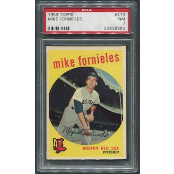 1959 Topps Baseball #473 Mike Fornieles PSA 7 (NM)