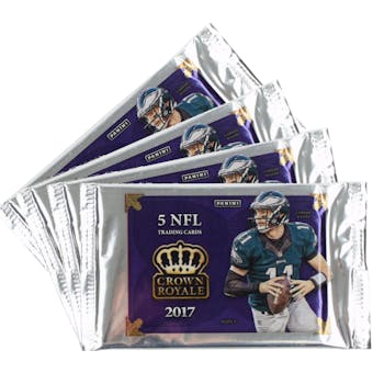 2017 Panini Crown Royale Football Ultra Pack (Lot of 4)
