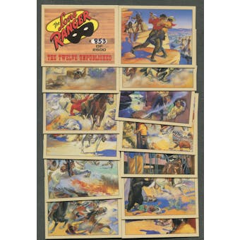 1997 Dart The Lone Ranger The Twelve Unpublished Card Complete Set #853/2600 (NM-MT)