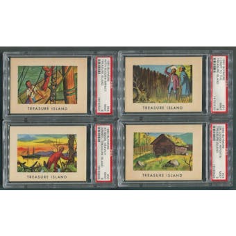 1960 Buymore Treasure Island Complete Set (NM-MT) With PSA Graded Cards