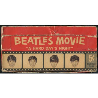 1964 Topps Beatles Movie "A Hard Day's Night" 5-Cent Display Box