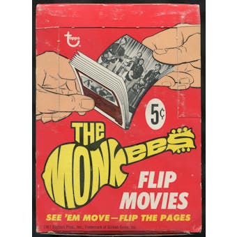 1967 Topps The Monkees Flip Movies 5-Cent Display Box