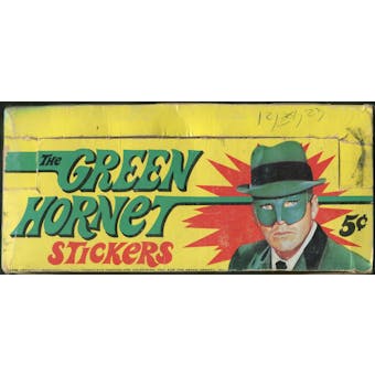 1966 Topps The Green Hornet Stickers 5-Cent Display Box