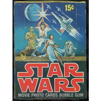 1977 Topps Star Wars Series 1 15-Cent Display Box