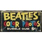 1964 Topps Beatles Color Photos 5-Cent Display Box