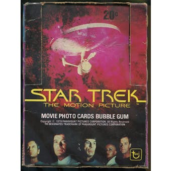 1979 Topps Star Trek The Motion Picture 20-Cent Display Box