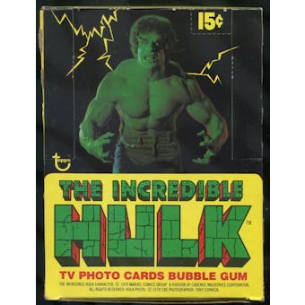 1979 Topps The Incredible Hulk 15-Cent Display Box
