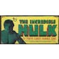 1979 Topps The Incredible Hulk 15-Cent Display Box