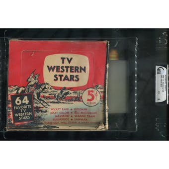 1959 Nu-Cards TV Western Stars 5-Cent Display Box GAI 5 (EX)
