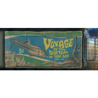 1964 Donruss Voyage To The Bottom Of The Sea 5-Cent Display Box GAI 6 (EX-MT)