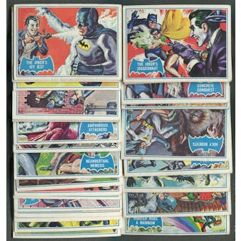 1966 Topps Batman Blue Bat Complete Set (EX)