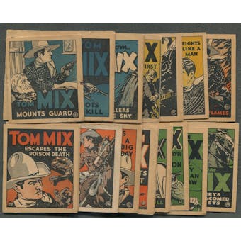 1934 National Chicle R151 Tom Mix Booklets Series 1 Partial Set (EX-MT)