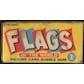 Flags Of The World 1-Cent Display Box (1956 Topps)