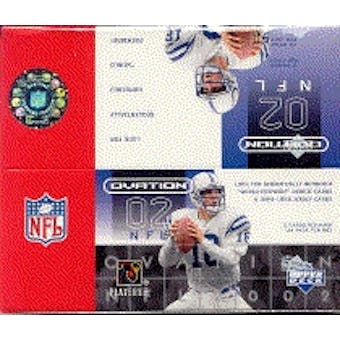 2002 Upper Deck Ovation Football 24-Pack Box