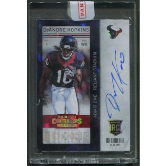 2013 Panini Contenders #205A DeAndre Hopkins Cracked Ice Rookie Auto #17/21
