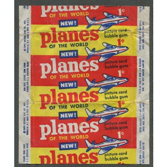 1957 Topps Planes Of The World Wrapper