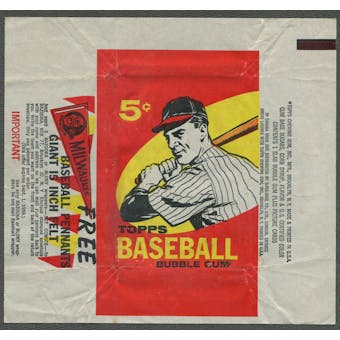 1959 Topps Baseball Wrapper