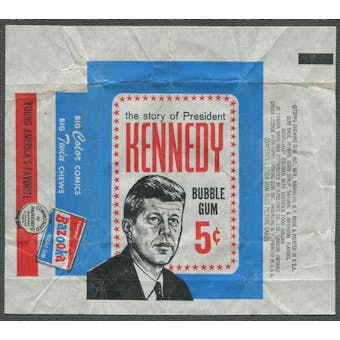 1964 Topps The Story Of President John F. Kennedy Wrapper