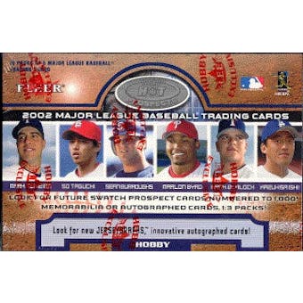 2002 Fleer Hot Prospects Baseball Hobby Box
