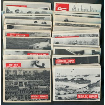 1965 Philadelphia War Bulletin World War II Complete Set (VG-EX)