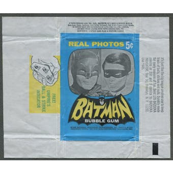 1966 Topps Batman Real Photos Wrapper