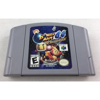 Nintendo 64 (N64) Bomberman 64 The Second Attack Cart