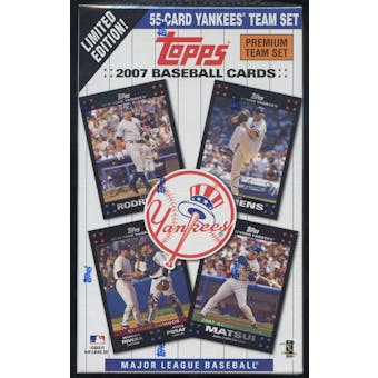 2007 Topps Baseball New York Yankees Team Set