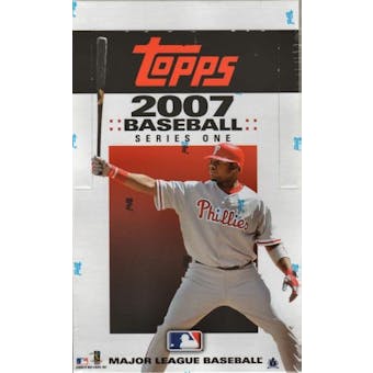 2007 Topps Series 1 Baseball 36 Pack Box