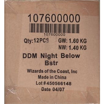 WOTC Dungeons & Dragons Miniatures Night Below Booster Case (12 ct.) 10760