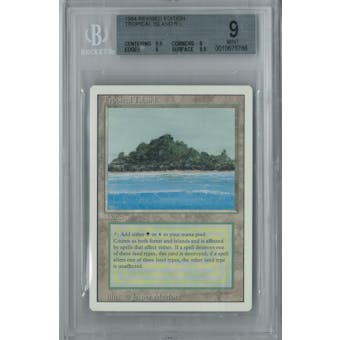 Magic the Gathering 3rd Ed Revised Tropical Island BGS 9 (9.5, 9, 9, 9.5)