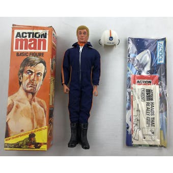 Action Man Basic Figure with Orange Original Box (Helicopter Pilot Uniform Parts)