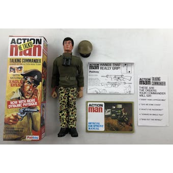 Action Man Original Talking Commander Figure with Repro Box