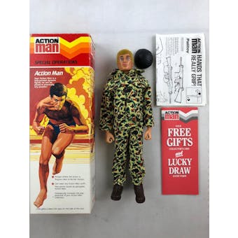 Action Man Special Operations Figure with Original Box with Uniform Parts