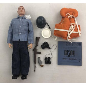 GI Joe Action Sailor Loose Figure with Life Vest in White Window Box