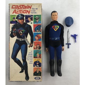 Ideal Captain Action Figure in Original Box
